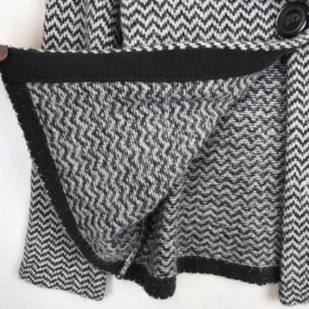 JM Collection M Wool Blend Chevron Striped Sweater - Picture 4 of 6